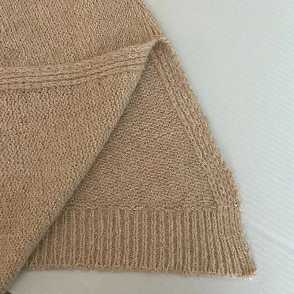 Bardot Belle Sleeve Turtleneck Fluffy Knit Sweater Blush Pink Size 10 Cozy Tunic - Picture 6 of 10